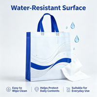 Sac fourre-tout biodégradable non tissé, écologique, réutilisable, avec logo personnalisé pour les courses, la vente au détail et la vente en gros