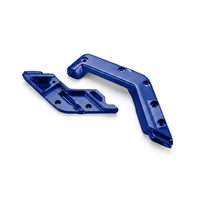 Base de montage intérieure en aluminium anodisé forgé sur mesure, type L, en deux parties, pour la fixation d'équipements automobiles/moto et d'équipements extérieurs (couleur personnalisée)