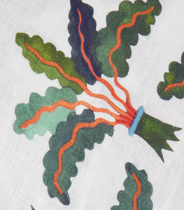 Tessuto di alta qualità in lino 100% verde palma modello tessuto per divano borse - Product Image 4