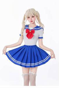 Disfraz Sexy Japonés Estilo Marinero Gyaru, Falda y Body para Cosplay, Atuendo Escolar de Anime para Actuaciones - Product Image 6