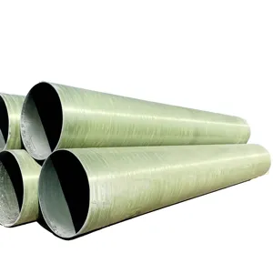 Tuyaux en fibre de verre de grand diamètre de tuyau de FRP/GRP, DN300-DN4000mm