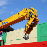 Grue mobile FAW J6L 4X2 220 CV 20 tonnes avec flèche durable de 21,6 m de hauteur de levage pour l'aménagement paysager et la plantation d'arbres