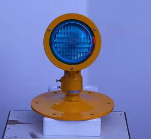 Base AR111 d'obstacle d'aviation d'extrémité de seuil d'approche élevée de lumière de balise verte unidirectionnelle conforme 6.6A LED - Product Image 1