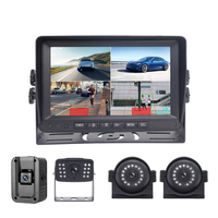 Caméra de recul pour camion OEM DVR 7 Moniteur de voiture motorisé de bureau 4 AHD LCD/TFT pour camions/bus/véhicules Système de surveillance d'enregistrement