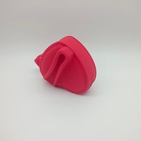Sac de rangement en silicone en forme de cœur pour rouge à lèvres et gloss, étui de protection pour rouge à lèvres, nouveau modèle pour téléphone portable