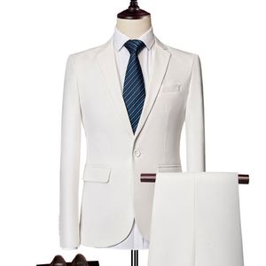 Conjunto de Traje de Dos Piezas para Hombre, Estilo Británico Informal, Diseño de un Botón, Material de Poliéster, Moda Otoñal Juvenil - Product Image 4