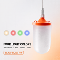 Lampe LED Plug and Play pour volailles 10W 48V DC IP67 étanche et dimmable pour poulaillers à plusieurs niveaux