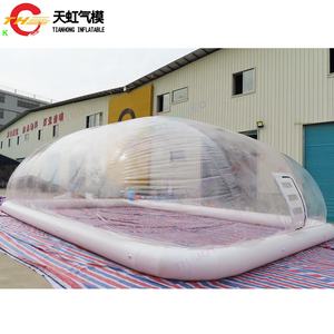 Livraison gratuite, couverture de <span class=keywords><strong>piscine</strong></span> gonflable transparente 8x5m, tente de <span class=keywords><strong>piscine</strong></span> transparente, <span class=keywords><strong>abri</strong></span> de <span class=keywords><strong>piscine</strong></span> en dôme à vendre - Product Image 3