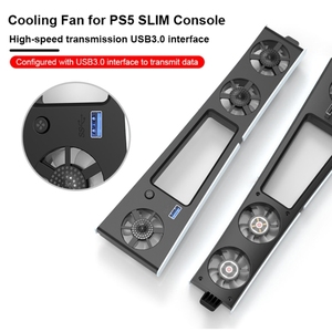 Ventilateur de refroidissement externe d'accessoires de jeu de matériel d'ABS pour la console de jeux mince <span class=keywords><strong>PS5</strong></span> - Product Image 6
