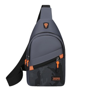 JINGPIN Men's Chest Bag Oxford Cloth Waterproof Ultralight Portable Outdoor Travel Crossbody Bag Army Green Grey Dark Blue Black - Product Image 5
