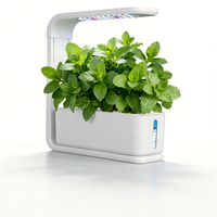 Système de culture hydroponique intelligent pour herbes aromatiques à LED, pot de fleurs auto-arrosant, jardin d'intérieur écologique, jardin intelligent