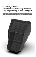 Organisateur de rangement sous console compatible Tesla Model Y 2025 en élastomère thermoplastique, style minimaliste, optimise l'espace