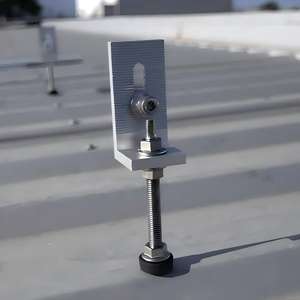 Support <span class=keywords><strong>de</strong></span> montage solaire en aluminium AL6005-T5 en forme <span class=keywords><strong>de</strong></span> L avec joint EPDM étanche pour système <span class=keywords><strong>de</strong></span> fixation PV sur toit en tôle, boulon <span class=keywords><strong>de</strong></span> fixation en L - Product Image 5