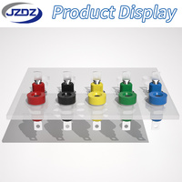 JZDZ 5 couleurs 4mm Bornes de connexion banane 4mm Adaptateur de prise banane DIY Rouge Vert Jaune Noir Bleu J.40032