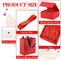 Boîtes cadeaux en carton magnétiques rouges de luxe, imperméables et portables, pour bijoux, parfums, chocolats, vente en gros pour la décoration de mariage