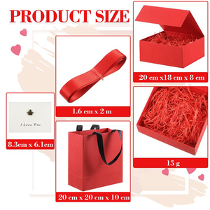 Bán Buôn Trang Trí Đám Cưới Hộp Quà Tặng Bao Bì Sang Trọng Màu Đỏ Từ Các Tông Thư Hộp Giấy Cho Đồ Trang Sức Nước Hoa Sô Cô La Hiện Nay - Product Image 5