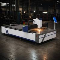 Máquina de Corte Láser de Fibra CNC 3015 de 6000W, Cortadora Láser de Chapa Metálica con Mesa Individual para Acero, Aluminio y Acero Inoxidable