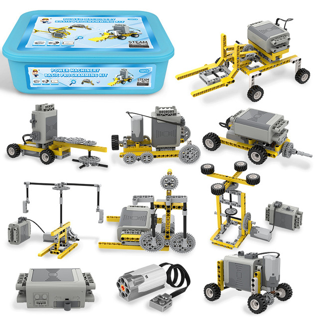 Kids STEM Educational Programming Robot Wedo Building Block Toys 9686 Power Foundation Programming Kit