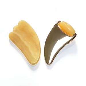 Soins de la peau, élimination des rides, rouleau de jade jaune, masseur, produits de beauté - Product Image 5