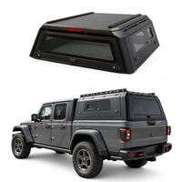 Capot rigide en aluminium robuste pour Jeep Gladiator JT Rubicon Mojave, avec portes à ailes de mouette, imperméable, pour benne de camion