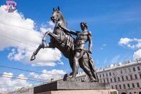 Sculptures de cavaliers équestres en bronze, sculpture russe en cuivre de la Renaissance, statue métallique pour monument urbain