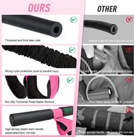 Banda de Resistencia para Pedales Mejorada y Duradera, Tubos de Látex Engrosados, Tela de Espuma Suave, Aplicación Universal para Abdomen, Cintura y Brazos
