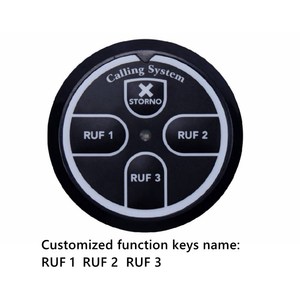 Banque électrique sans fil à 4 touches ou <span class=keywords><strong>cloche</strong></span> d'appel de supermarché ou de <span class=keywords><strong>restaurant</strong></span> - Product Image 2