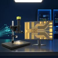 EOC 4K Triple Light Industrial Digital Microscope for Semiconductor Wafer Optical Module Silicon Photonics Inspection