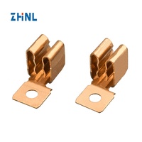 Bande-estampage 3 broches pièces ca gâteau enfichable inserts vissés pièce en laiton matériaux de Contact électrique prise d'extension multiprise