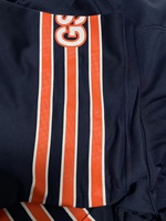 Uniforme de rugby respirant bleu marine de haute qualité Maillot de football américain surdimensionné avec point brodé Stock de grande taille