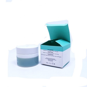 5g 10g 15g 20g 30g 50g 60g 100g 200g Round <b>Empty</b> Matte Glass Eye Cream Cosmetic <b>Jars</b> With Square Custom Paper Box - Product Image 6