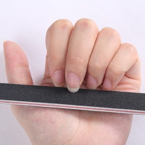 <span class=keywords><strong>Lima</strong></span> <span class=keywords><strong>de</strong></span> <span class=keywords><strong>uñas</strong></span> desechable negra sólida profesional con logotipo impreso <span class=keywords><strong>de</strong></span> doble cara, envío rápido - Product Image 3