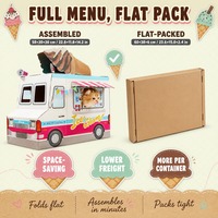 Maisonnette pour chat en carton imprimé fleurs, griffoir et cachette pour chats petits et moyens, vente en gros, directement de l'usine