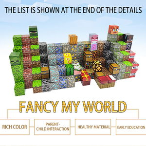 Tự Làm Câu Đố Từ Cubes Giải Nén Đồ Chơi Quy Mô Xây Dựng Khối Thiết Lập Giáo Dục Nhựa Mô Hình Xây Dựng Đồ Chơi Cho Trẻ Em - Product Image 2