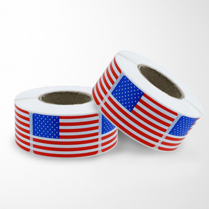 Pegatinas Adhesivas con Diseño de Bandera Americana de 2.5x5cm, Ecológicas, para Decoración de Eventos Deportivos, Diarios y Otros Usos - Product Image 3