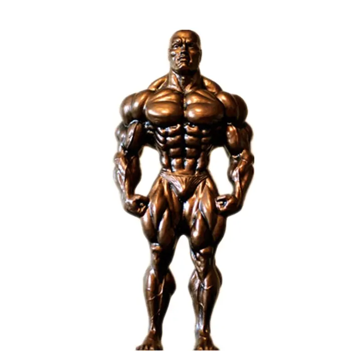 Esculturas de musculación para hombre, trofeo de competición