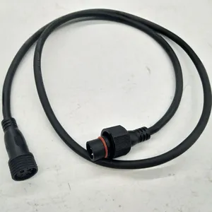 1000mm 4-poliges Verlängerung kabel mit wasserdichtem Stecker auf Buchse für LED-RGB-Licht
