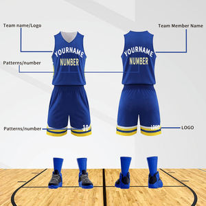 Schnellt rocknende Basketball trikots für Herren und Damen Sport training Doppelseitige Uniformen Wettkampf anzug Kunden spezifisches Design - Product Image 5