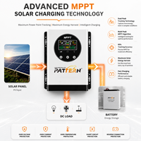 Großhandel 12V 24V 36V 48V Auto 40A 60A MPPT Solar-Laderegler Intelligenter Solarpanel-Batterieregler für Heim-Off-Grid-Systeme