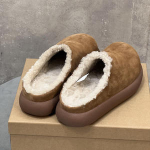 Bottes d'hiver pour femmes de luxe, bottes à plateforme, semelle épaisse, fourrure en daim, bottes courtes chaudes - Product Image 2