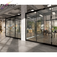 Tianyu Luxe Persienne Pare-soleil En Aluminium Pergola Kit Extérieur Toit Plat Gazebo 12x20 pour Café Stall Kiosque De Nourriture
