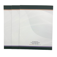 Carpeta Vertical de 229*305mm con un Solo Bolsillo y Ranura para Tarjetas, Papel Cobre de 300g, Impresión de Logotipo Personalizado, Carpeta de Presentación