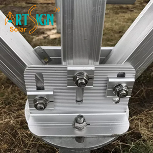 Dấu hiệu nghệ thuật Nhôm Cơ sở kết nối <span class=keywords><strong>PV</strong></span> Bảng điều khiển gắn kết hệ thống năng lượng mặt trời mở cơ sở Chân đế cho năng lượng mặt trời mặt đất gắn hệ thống - Product Image 1