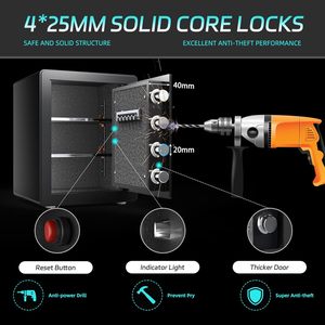 Tốt nhất bán chống cháy chống trộm điện tử lớn <span class=keywords><strong>Sentry</strong></span> két - Product Image 2