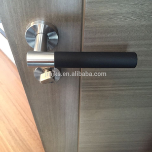 Set Gagang <span class=keywords><strong>Pintu</strong></span> dengan <span class=keywords><strong>Roset</strong></span> Bulat 8 mm |   Desain Pegangan Elegan dan Sederhana dari Baja Tahan Karat Perak Matte - Product Image 5