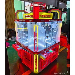 Niedriger Preis 4 Spieler Münz betriebene Mini Claw Crane Machine Puppen Maschinen Arcade-Spiel Toy Lucky Rainbox für Game Center - Product Image 5