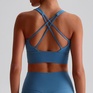 Aanpasbare Medium High Voor Impact Training Sportbeha Ademende T-Shirt <span class=keywords><strong>Yoga</strong></span> Top Met Private Label Groothandel Maatvoering - Product Image 6