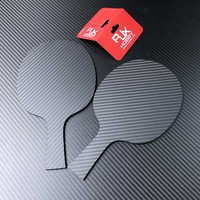 RJX OEM 100% CFRP lame de tennis de table en fibre de carbone CNC coupe en fibre de carbone
