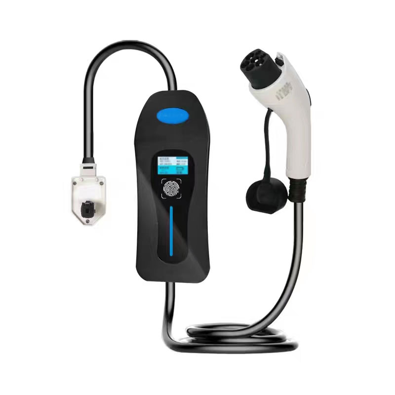 Carregador portátil de carro elétrico de nível 2 SAE J1772 Tipo 1 Modo 2 de 7,2KW 32A para carregamento de veículos elétricos