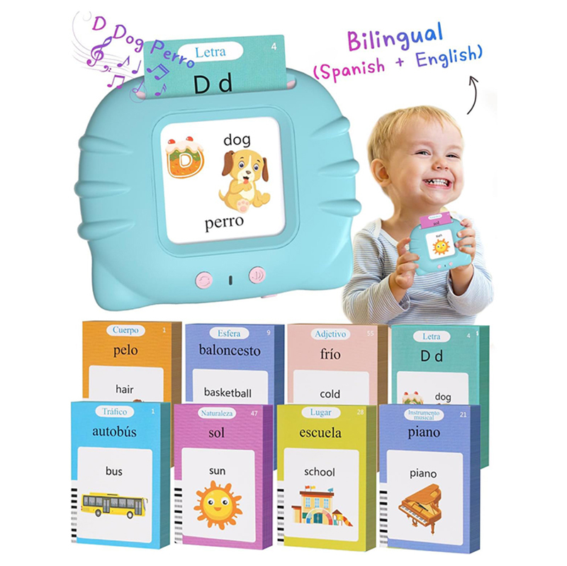 Audible Flash Cards Educational Device for